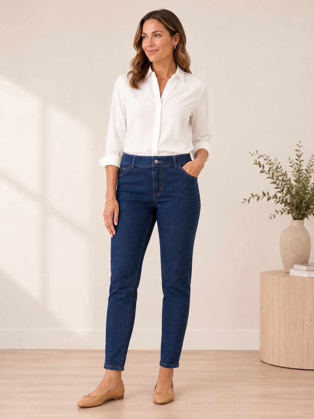 Lee jeans pull on style size large